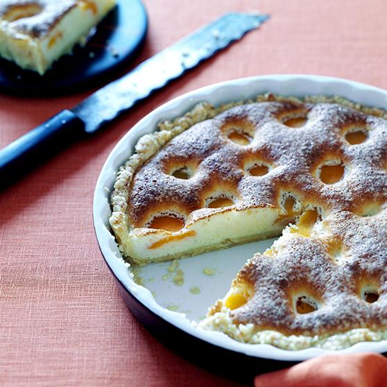 Bezglutēna aprikožu torte