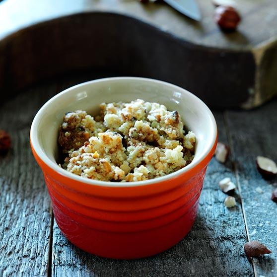 Bezglutēna rabarberu drupatu maize