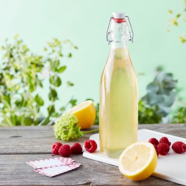 Plūškoka un citronu sīrups